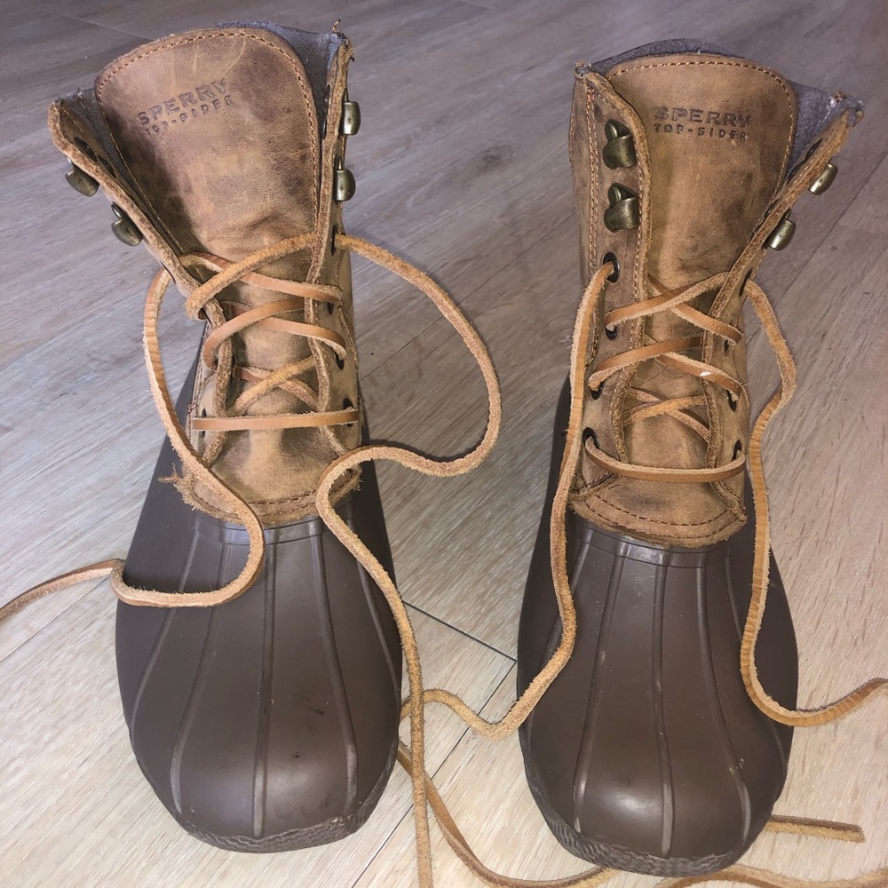 Brown Sperry Duck Boot